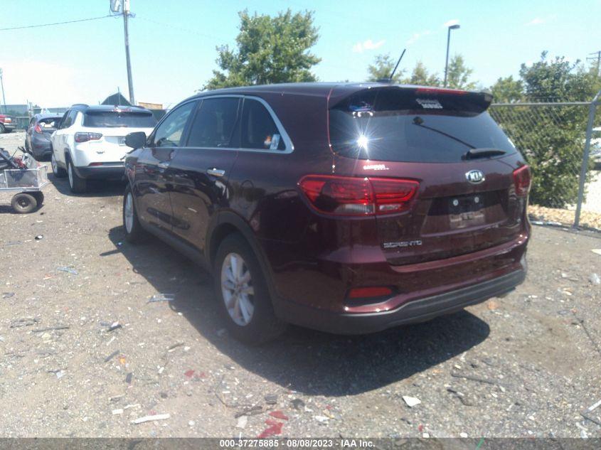 2019 KIA SORENTO LX V6 - 5XYPGDA50KG554325