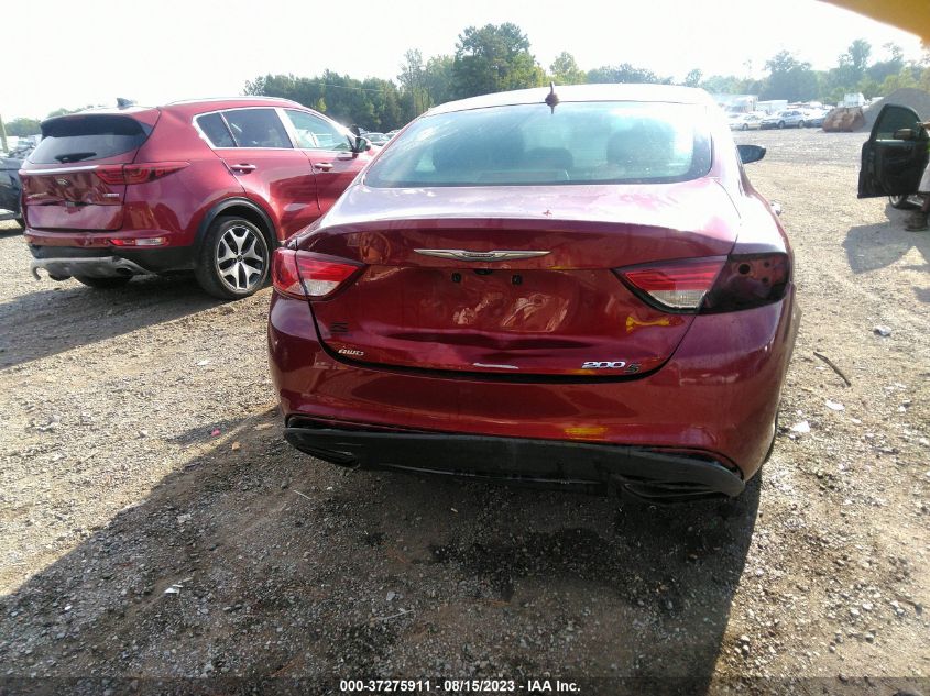 2015 CHRYSLER 200 S - 1C3CCCDG9FN523529