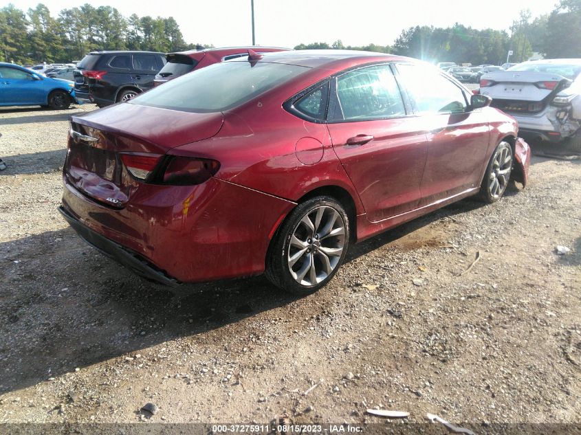 2015 CHRYSLER 200 S - 1C3CCCDG9FN523529