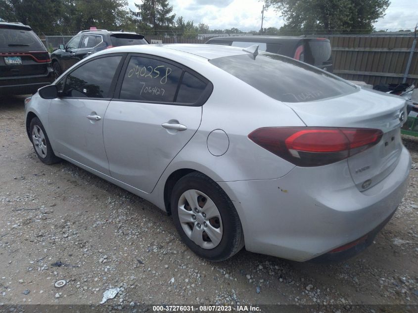 2017 KIA FORTE LX - 3KPFK4A70HE040511