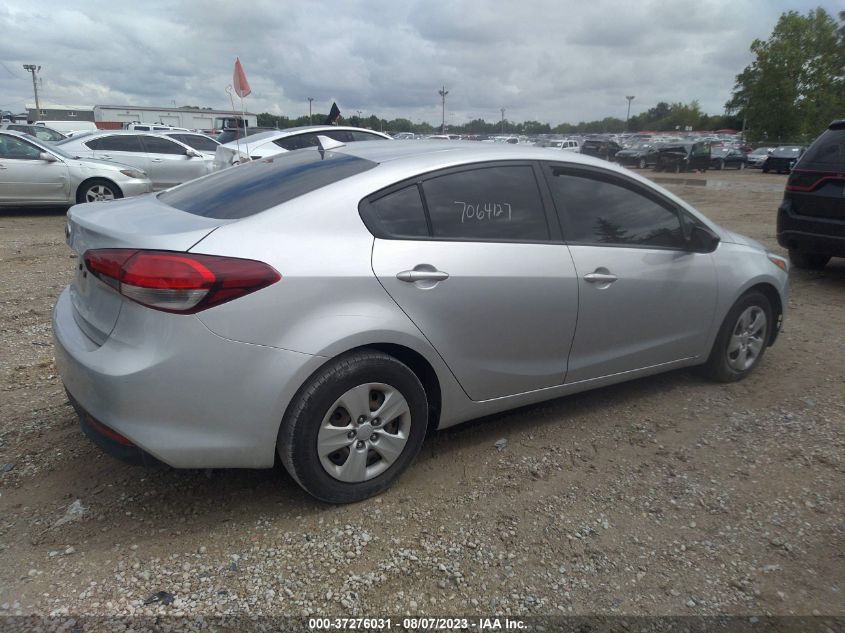 2017 KIA FORTE LX - 3KPFK4A70HE040511