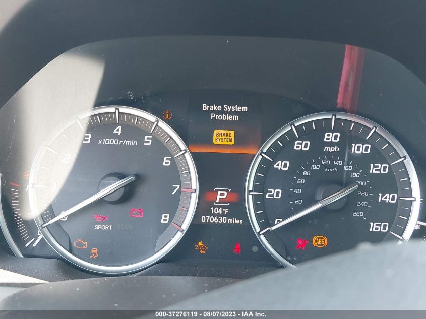2017 ACURA TLX W/TECHNOLOGY PKG - 19UUB1F5XHA001989