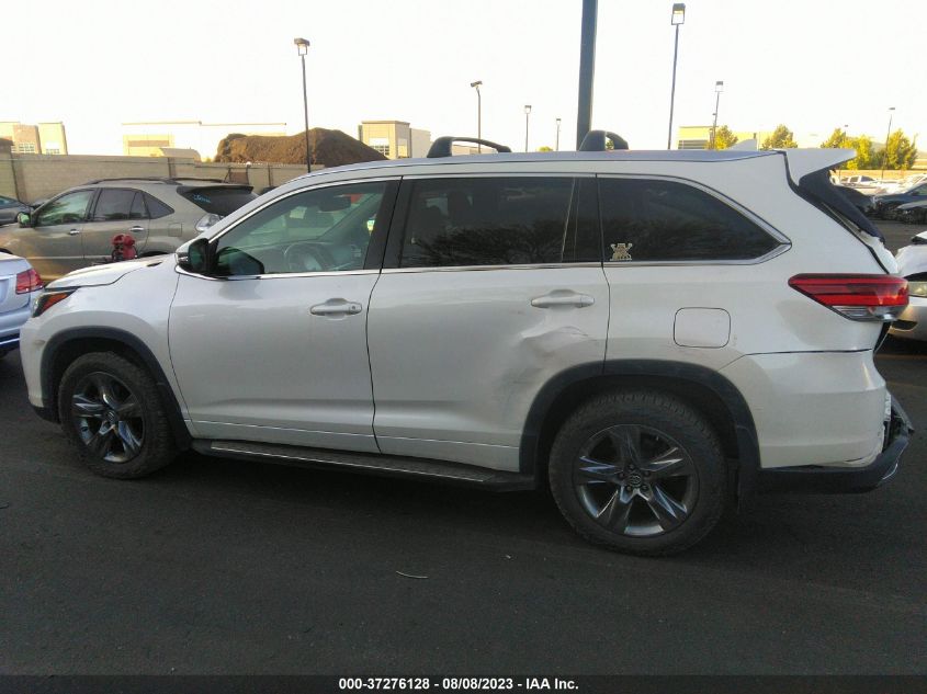 2019 TOYOTA HIGHLANDER LIMITED - 5TDDZRFH4KS976050