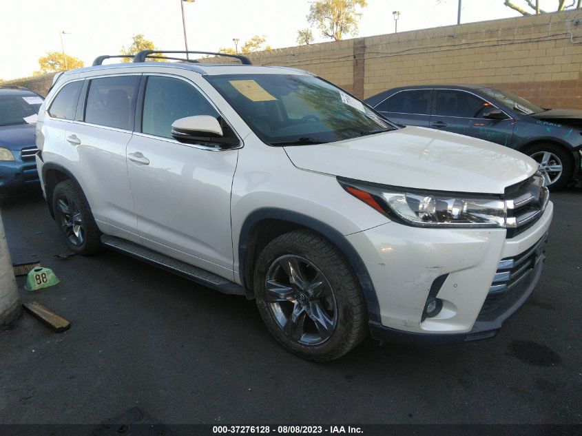 2019 TOYOTA HIGHLANDER LIMITED - 5TDDZRFH4KS976050