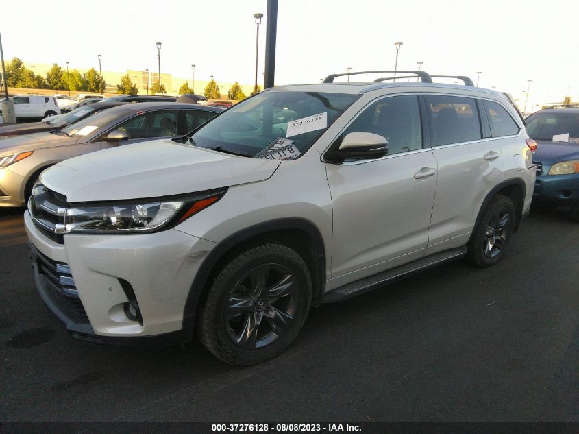 2019 TOYOTA HIGHLANDER LIMITED - 5TDDZRFH4KS976050