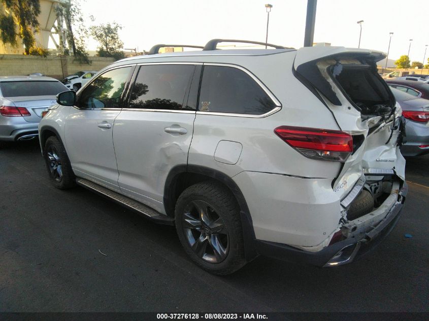 2019 TOYOTA HIGHLANDER LIMITED - 5TDDZRFH4KS976050