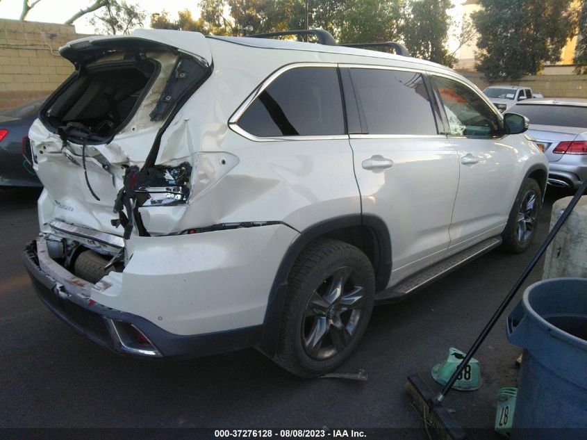 2019 TOYOTA HIGHLANDER LIMITED - 5TDDZRFH4KS976050