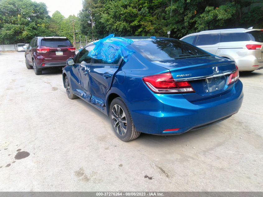 2013 HONDA CIVIC SDN EX-L - 19XFB2F98DE249360