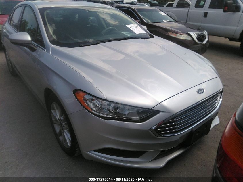 2017 FORD FUSION SE - 3FA6P0HDXHR404227