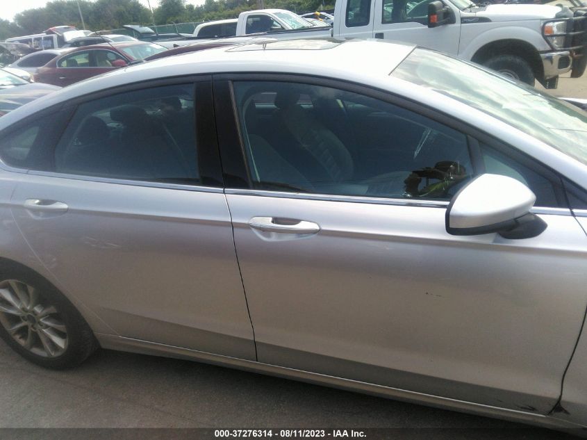 2017 FORD FUSION SE - 3FA6P0HDXHR404227