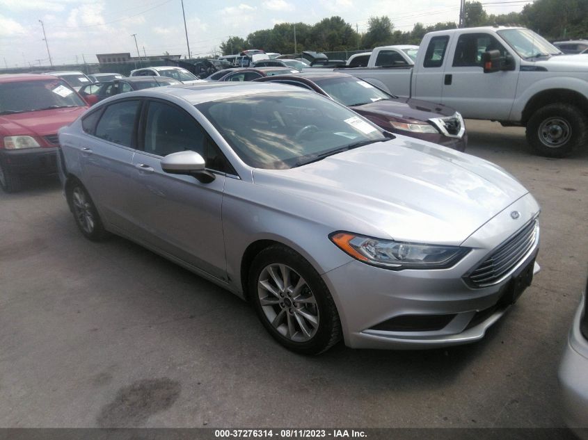 2017 FORD FUSION SE - 3FA6P0HDXHR404227