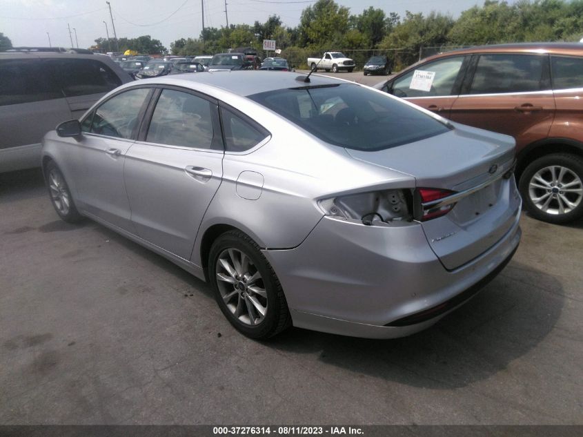 2017 FORD FUSION SE - 3FA6P0HDXHR404227