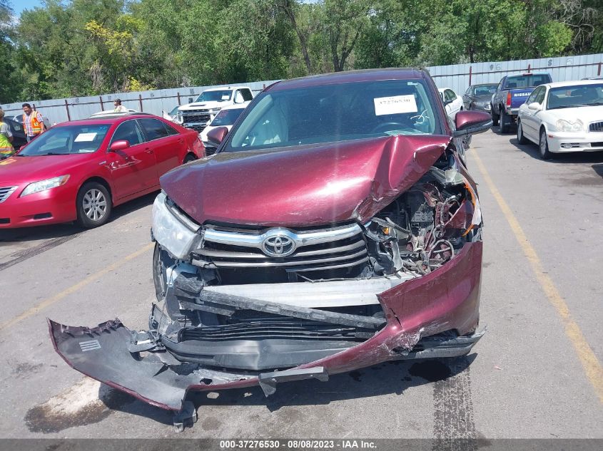 2016 TOYOTA HIGHLANDER LE - 5TDBKRFH9GS250218