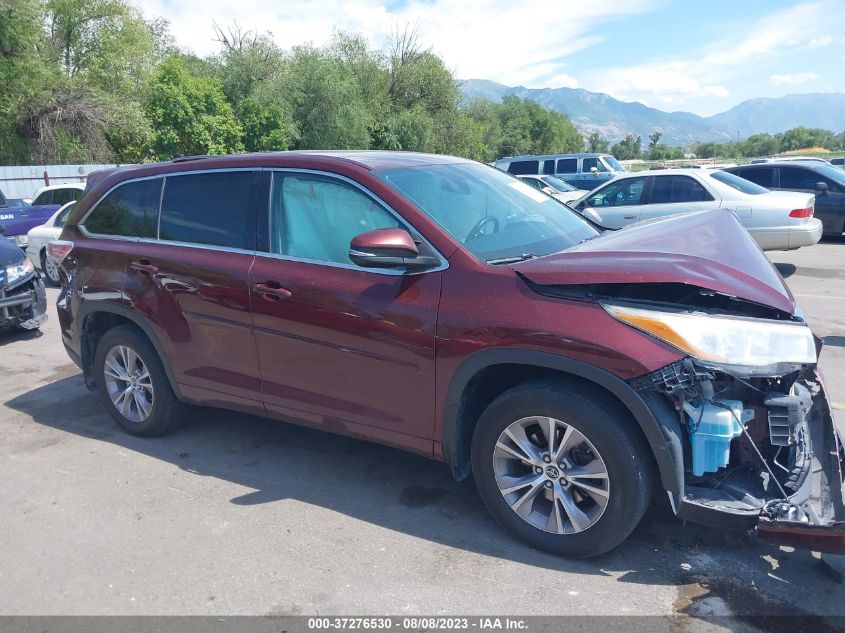 2016 TOYOTA HIGHLANDER LE - 5TDBKRFH9GS250218