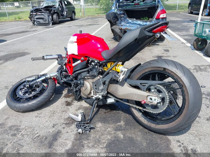 2017 DUCATI MONSTER 821 ZDM1RBTS0HB022376