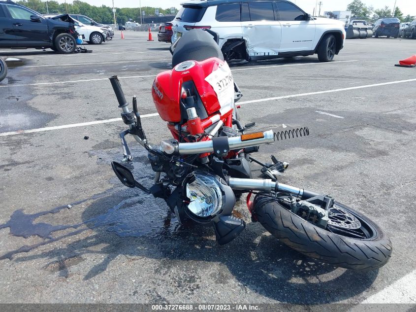2017 DUCATI MONSTER 821 ZDM1RBTS0HB022376