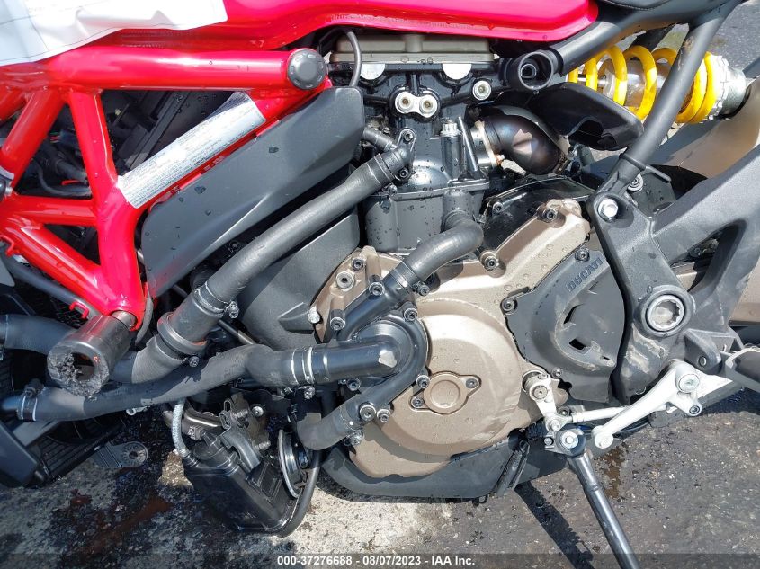 2017 DUCATI MONSTER 821 ZDM1RBTS0HB022376