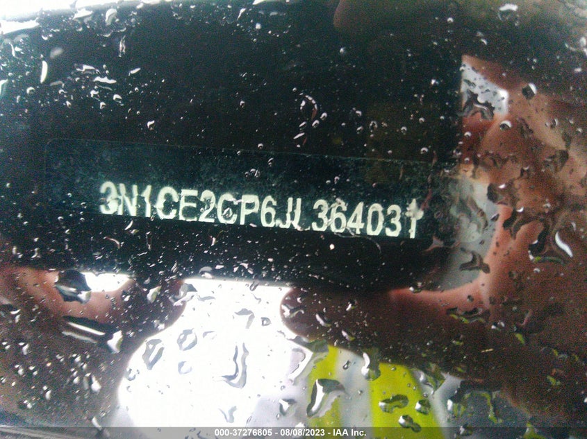 VIN 3N1CE2CP6JL364031 2018 NISSAN VERSA NOTE SV