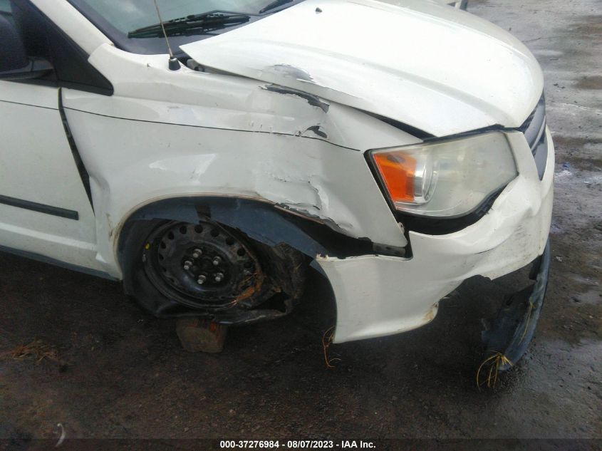 2013 RAM CARGO VAN TRADESMAN 2C4RRGAG4DR694365