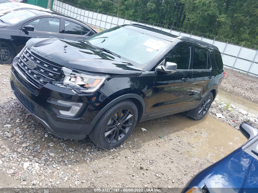 VIN 1FM5K7D89HGC99205 2017 FORD EXPLORER XLT