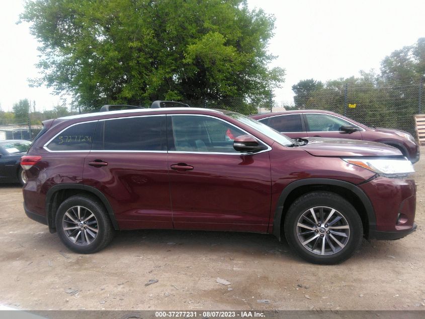 2017 TOYOTA HIGHLANDER XLE/SE - 5TDJZRFH6HS464530