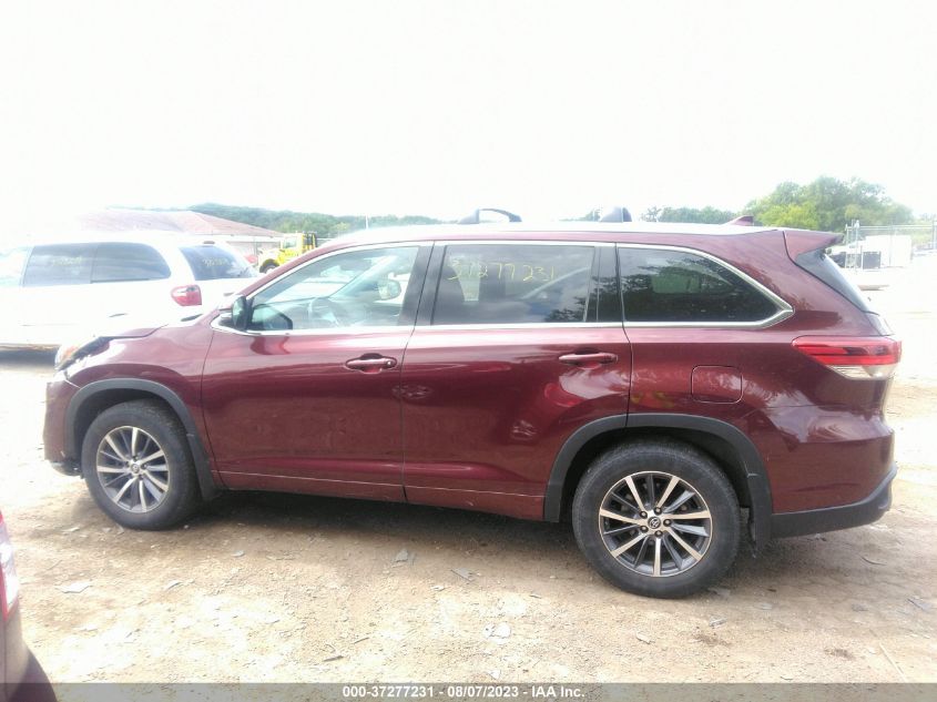 2017 TOYOTA HIGHLANDER XLE/SE - 5TDJZRFH6HS464530