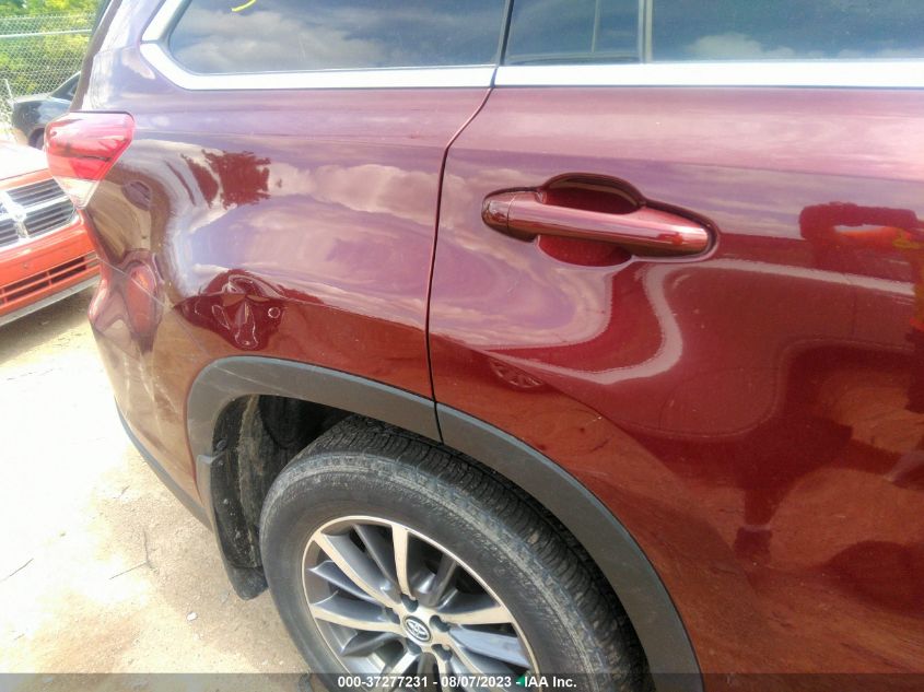 2017 TOYOTA HIGHLANDER XLE/SE - 5TDJZRFH6HS464530