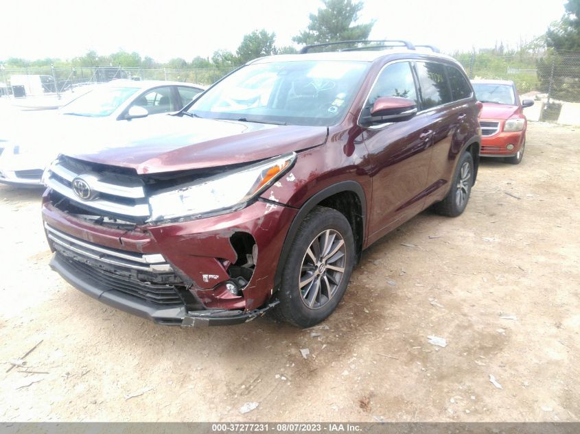 2017 TOYOTA HIGHLANDER XLE/SE - 5TDJZRFH6HS464530