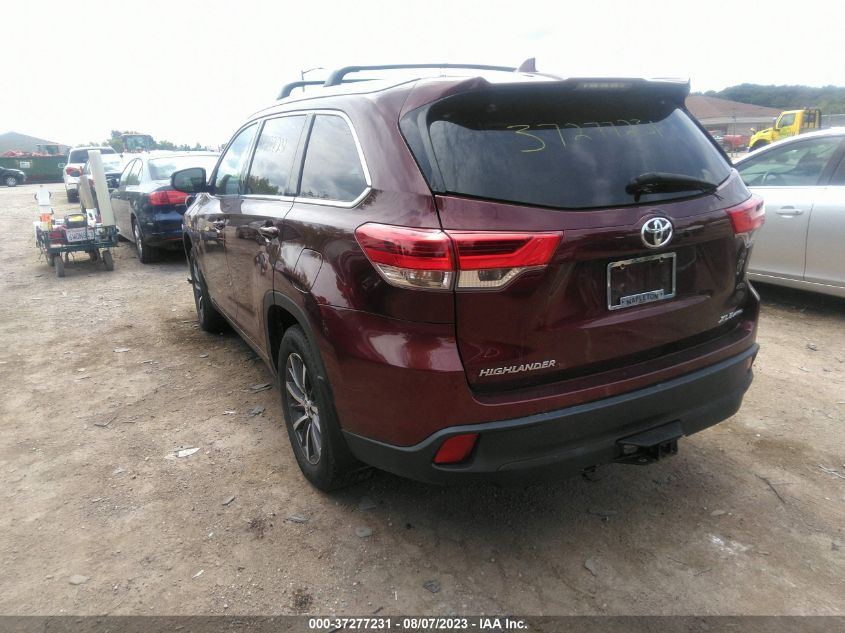 2017 TOYOTA HIGHLANDER XLE/SE - 5TDJZRFH6HS464530