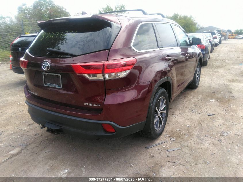 2017 TOYOTA HIGHLANDER XLE/SE - 5TDJZRFH6HS464530