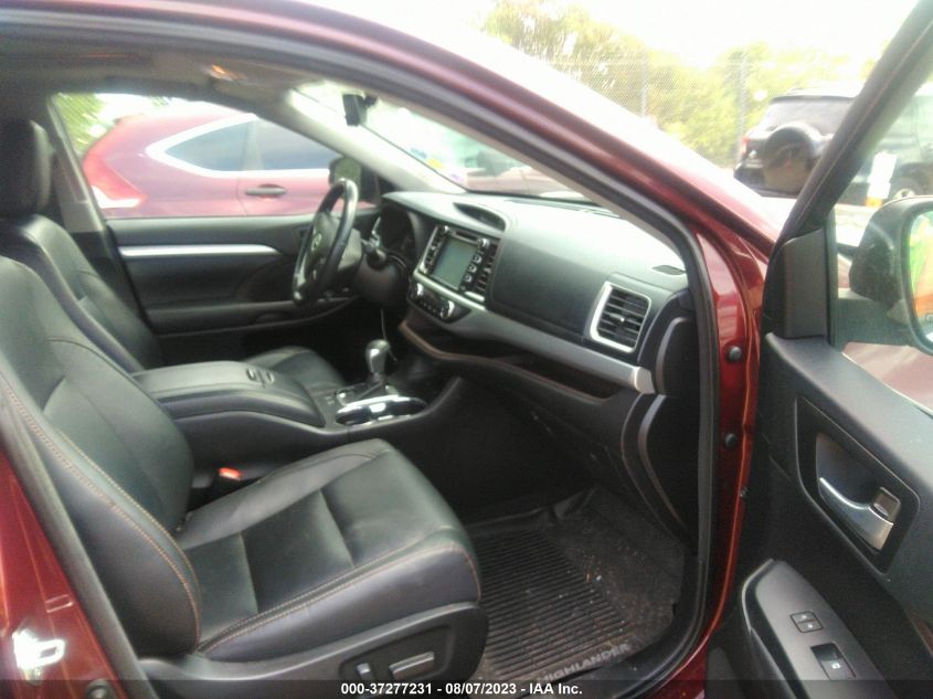 2017 TOYOTA HIGHLANDER XLE/SE - 5TDJZRFH6HS464530