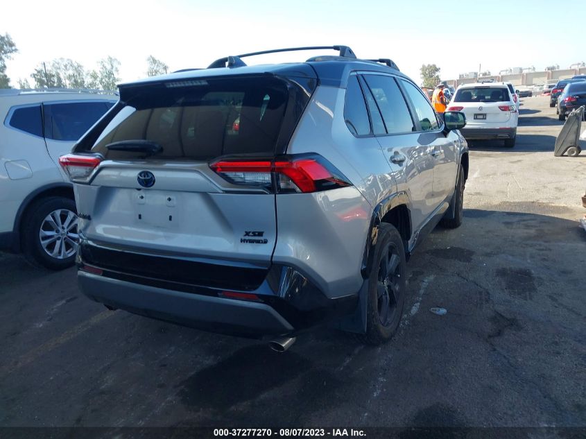 VIN 4T3E6RFVXMU038848 2021 TOYOTA RAV4 HYBRID XSE