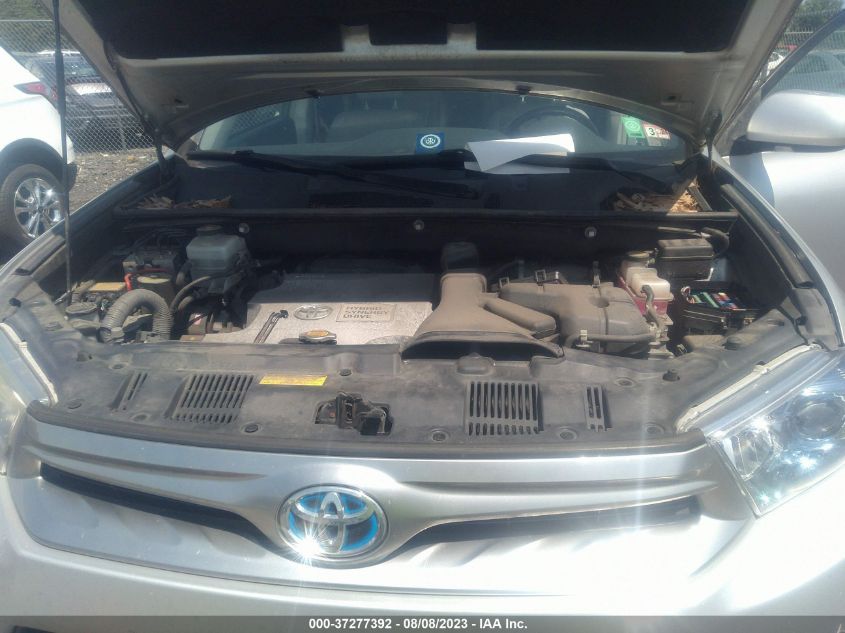 2013 TOYOTA HIGHLANDER HYBRID LIMITED JTEDC3EHXD2013160