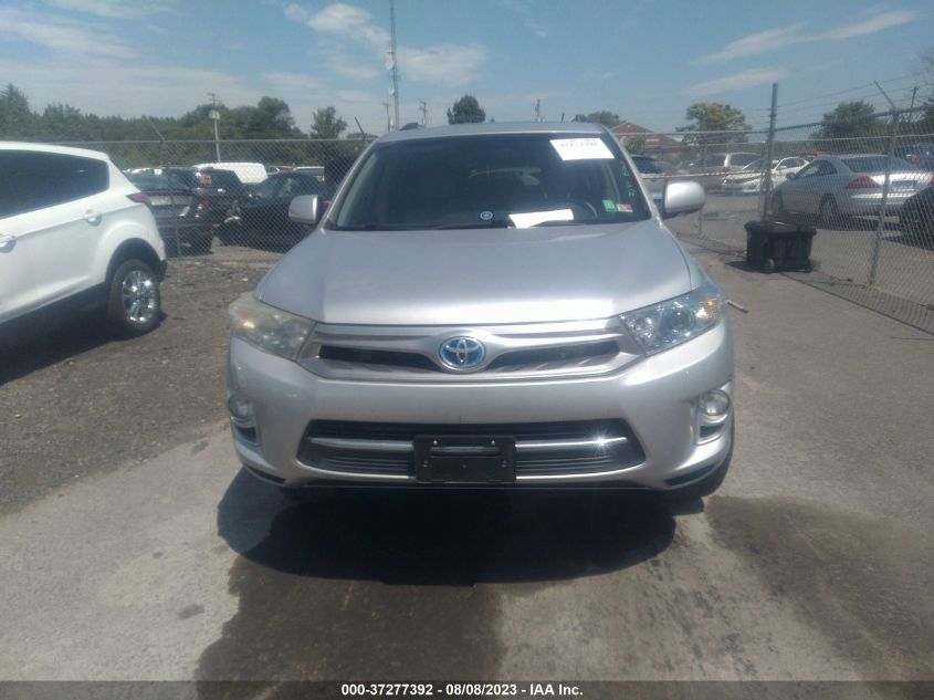 2013 TOYOTA HIGHLANDER HYBRID LIMITED JTEDC3EHXD2013160