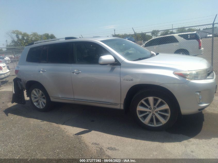 2013 TOYOTA HIGHLANDER HYBRID LIMITED JTEDC3EHXD2013160