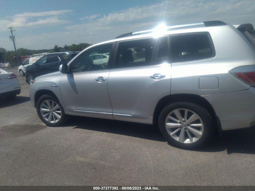 2013 TOYOTA HIGHLANDER HYBRID LIMITED JTEDC3EHXD2013160