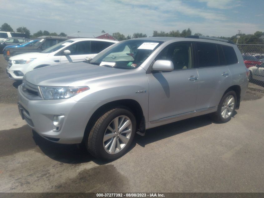 2013 TOYOTA HIGHLANDER HYBRID LIMITED JTEDC3EHXD2013160