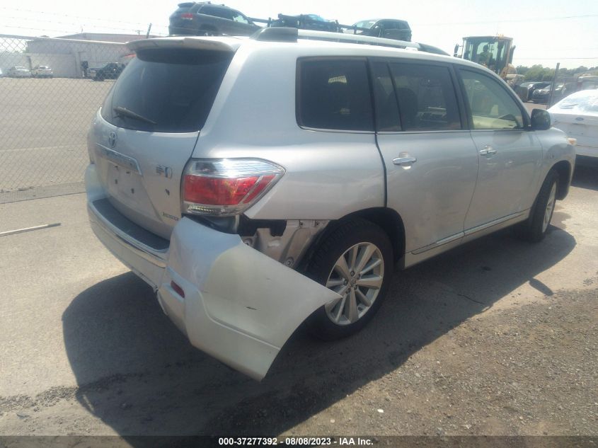 2013 TOYOTA HIGHLANDER HYBRID LIMITED JTEDC3EHXD2013160