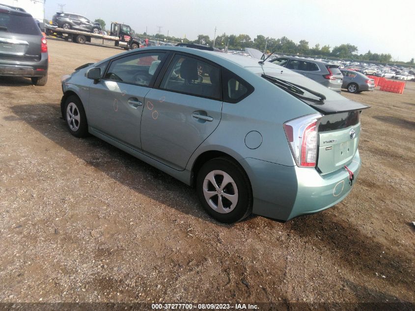 2013 TOYOTA PRIUS ONE/TWO/THREE/FOUR/FIVE - JTDKN3DU9D1686161