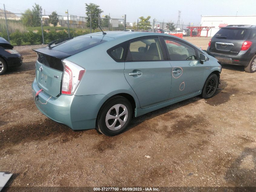 2013 TOYOTA PRIUS ONE/TWO/THREE/FOUR/FIVE - JTDKN3DU9D1686161