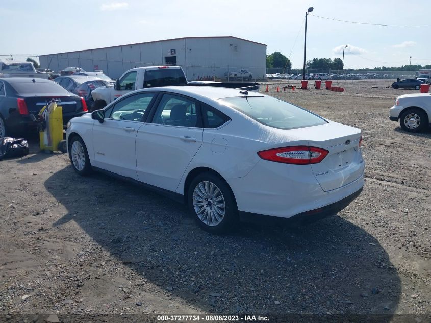 2015 FORD FUSION S HYBRID - 3FA6P0UUXFR246930