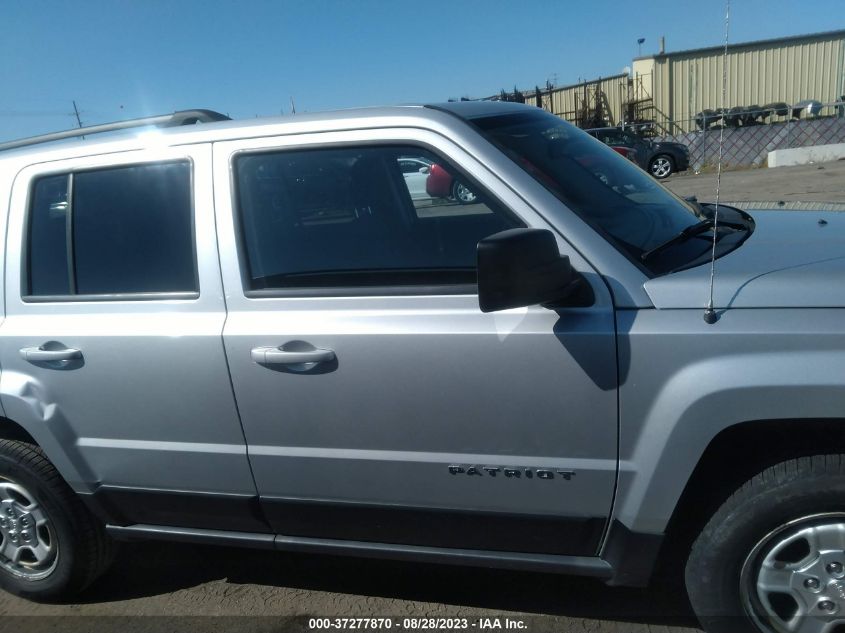 2013 JEEP PATRIOT SPORT - 1C4NJPBA5DD272785