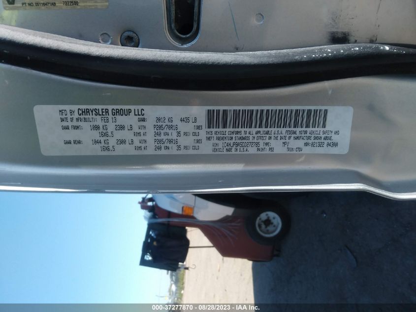 2013 JEEP PATRIOT SPORT - 1C4NJPBA5DD272785