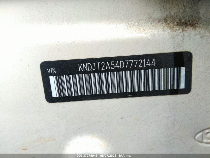 2013 KIA SOUL BASE - KNDJT2A54D7772144