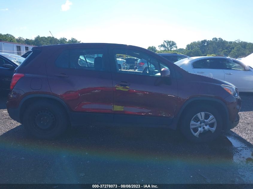 2017 CHEVROLET TRAX LS - 3GNCJKSB7HL146342
