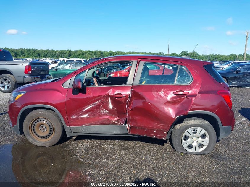 2017 CHEVROLET TRAX LS - 3GNCJKSB7HL146342