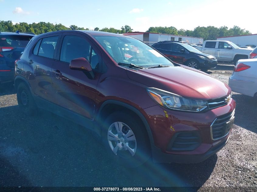 2017 CHEVROLET TRAX LS - 3GNCJKSB7HL146342