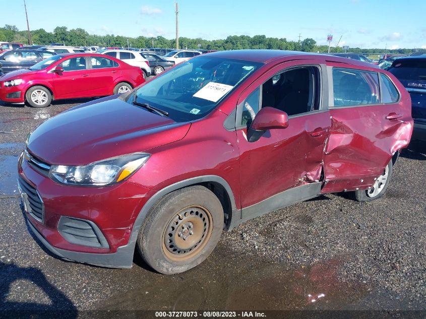 2017 CHEVROLET TRAX LS - 3GNCJKSB7HL146342