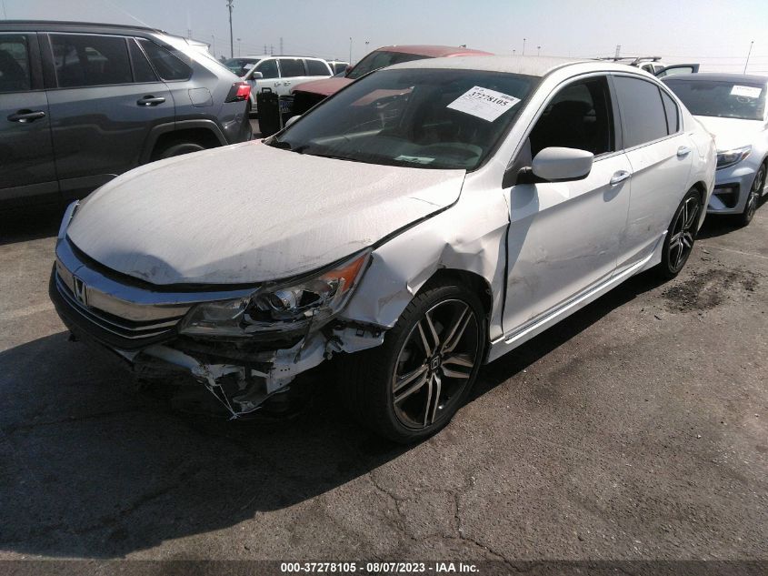 2017 HONDA ACCORD SEDAN SPORT - 1HGCR2F59HA155073
