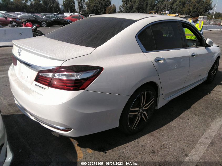 2017 HONDA ACCORD SEDAN SPORT - 1HGCR2F59HA155073